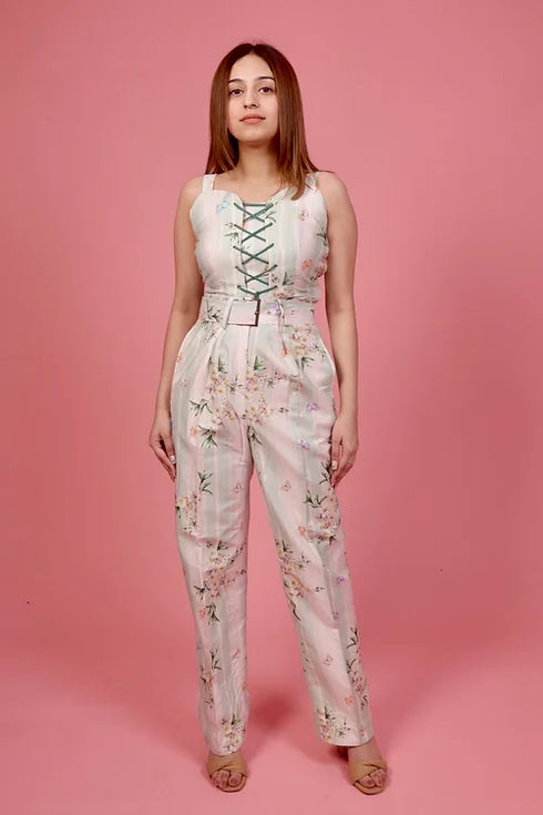 Taylor Striped Print Coord Set